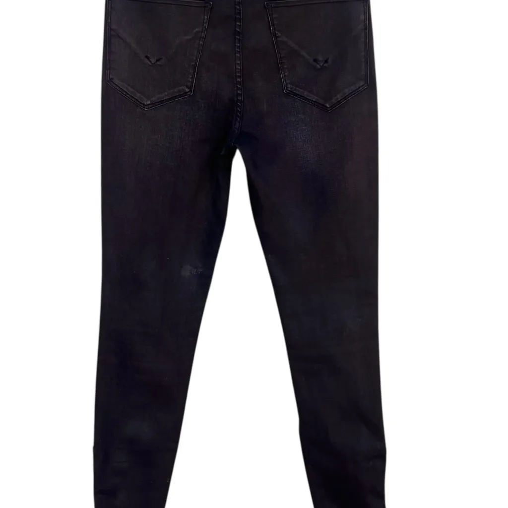 Hudson Wax Coated Skinny High Waist Denim Jeans - Image 3