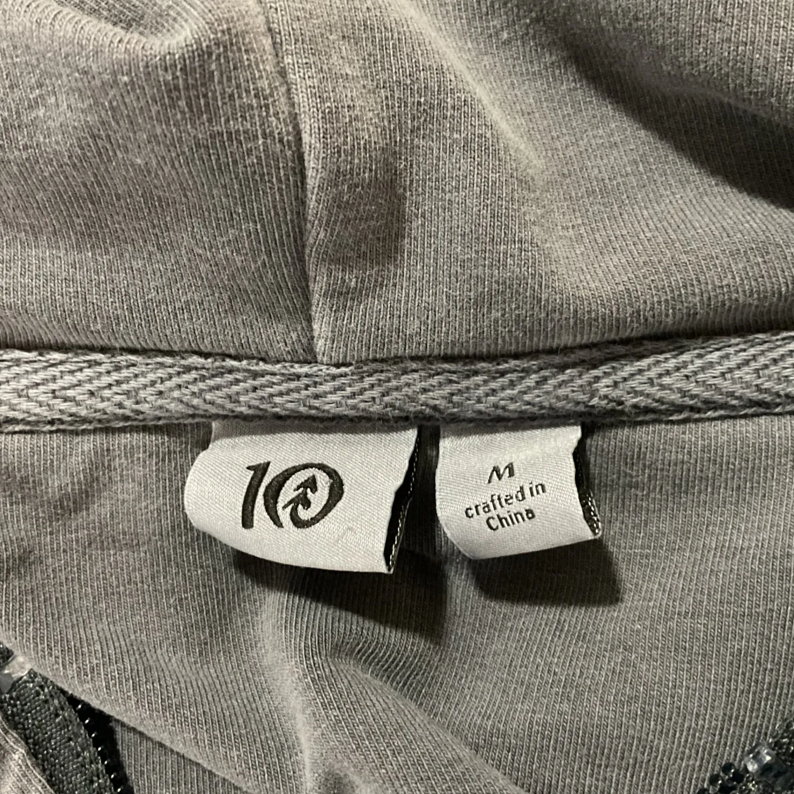 Tentree Womens French Terry Boyfriend Full Zip Hoodie Size M - Image 5