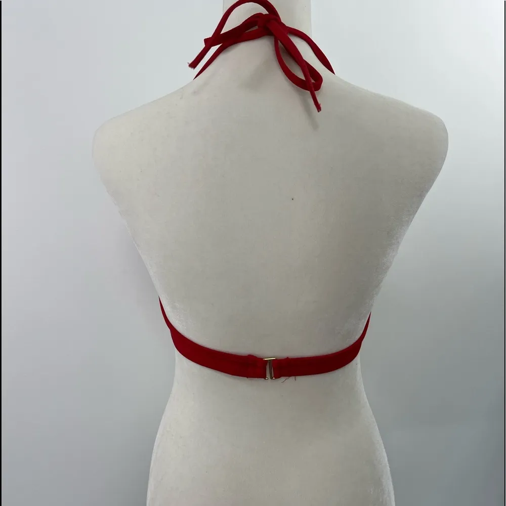 VS red halter push up swimsuit bra top 36B - Image 4
