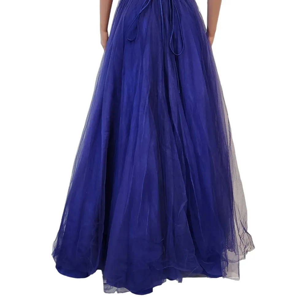 Jules And Cleo Mosaic Beaded Ball Gown With Full Sparkle Skirt Size 10 - Image 6