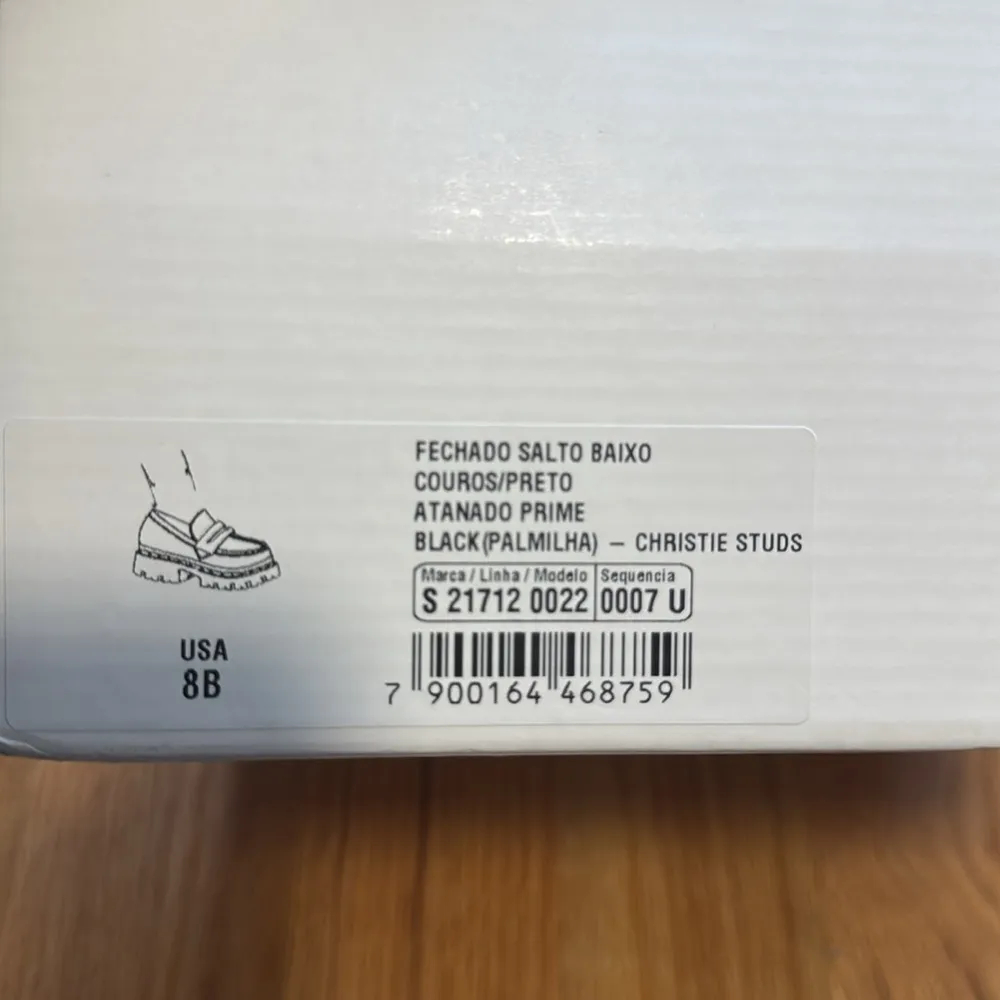 Schutz Christie Studded Black Loafers in Size 8 New but no box lid - Image 5