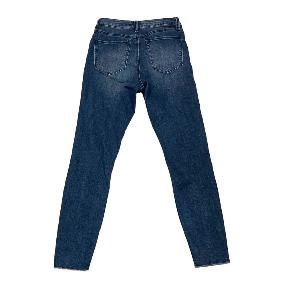 BP Button Fly Hi-Rise Fringe Hem Skinny Jeans, Sz 27 - Image 5