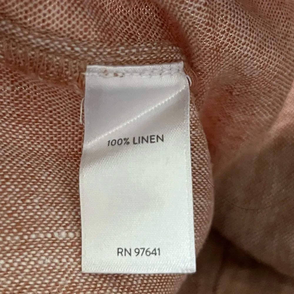 J. Jill PureJill Linen Trapunto-Stitched Cropped Pants | Soft Sable | L Petite - Image 7