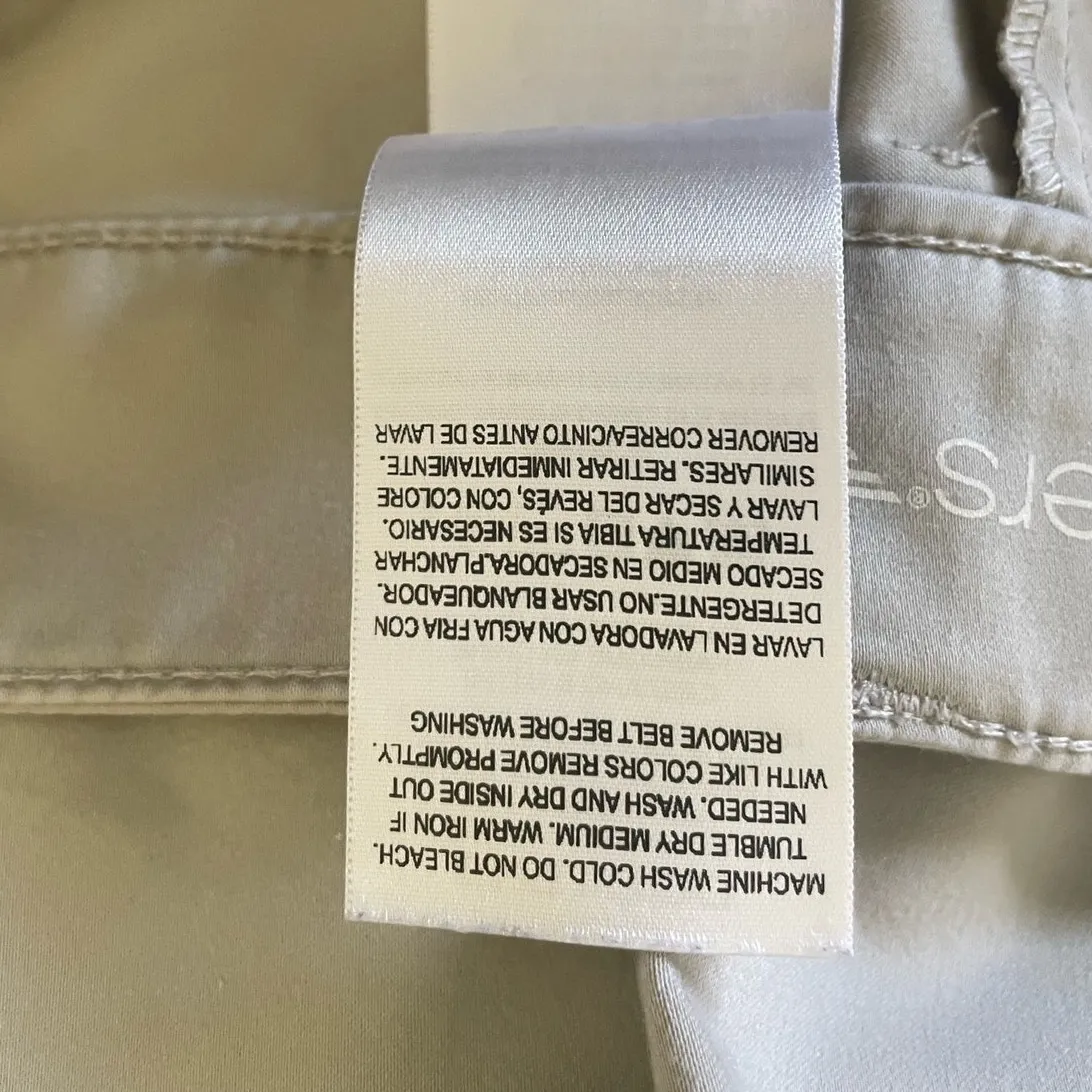 Dockers Women‎ Cropped Pants 12 Beige Capri Casual Neutral Cruisewear Coastal - Image 9