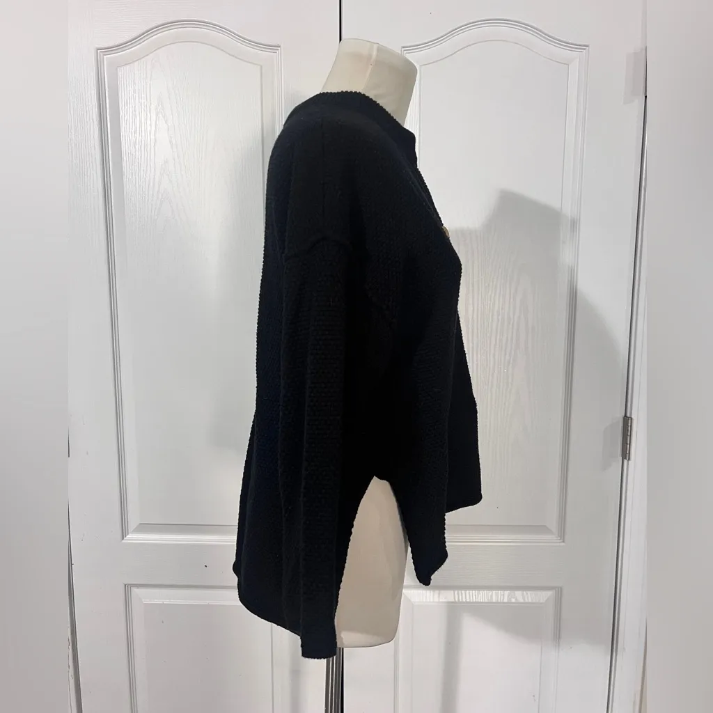 Heyson Cotton Blend Knit Sweater with Buttons - Image 3