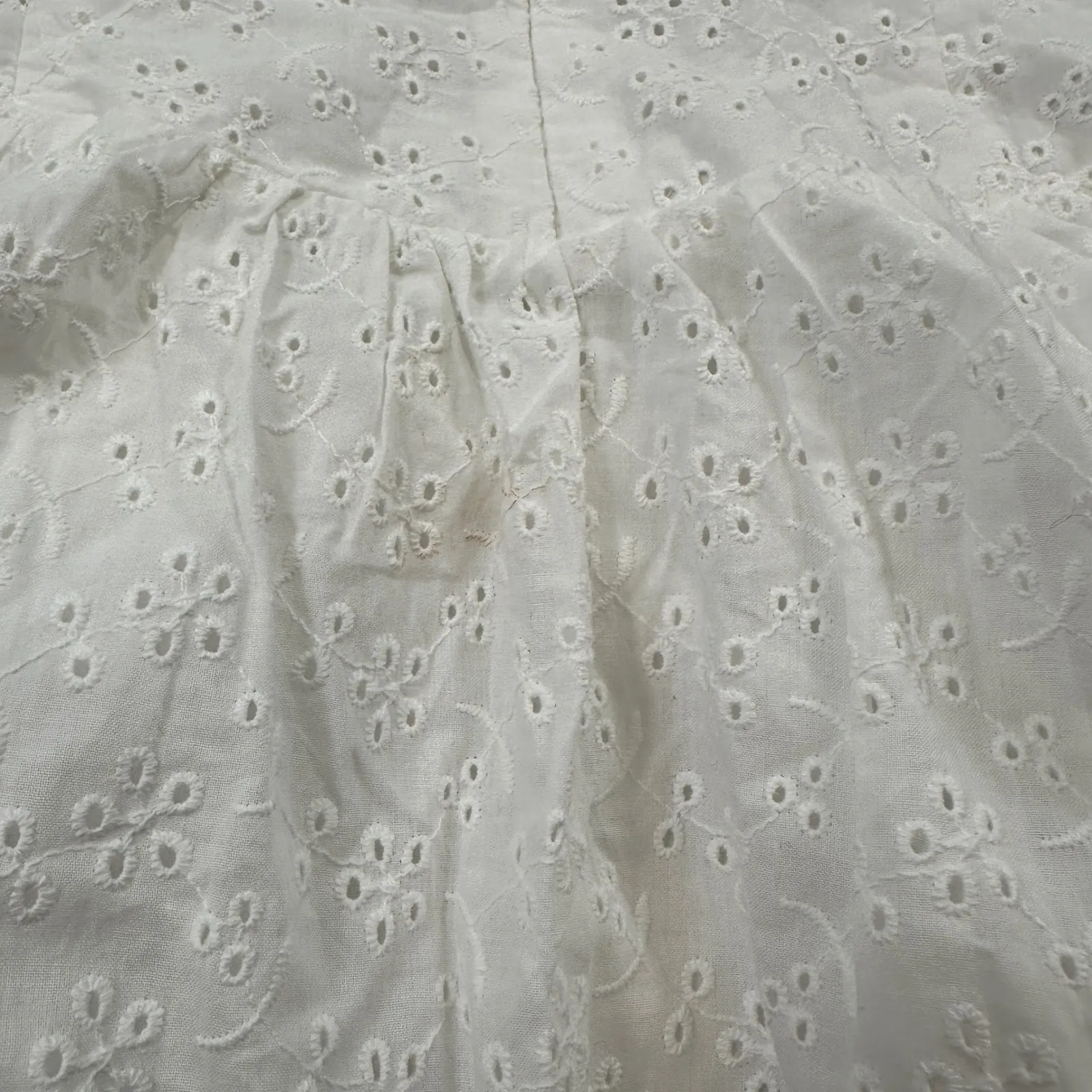 NWT Beverly and Beck Mini Dress S White Eyelet PacSun Bohemian Summer Sleeveless - Image 8