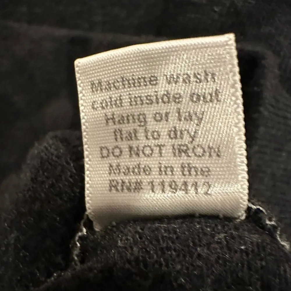 Monrow Supersoft Sweatshirt Women's Black Crew Neck Long Sleeve Medium - Image 5