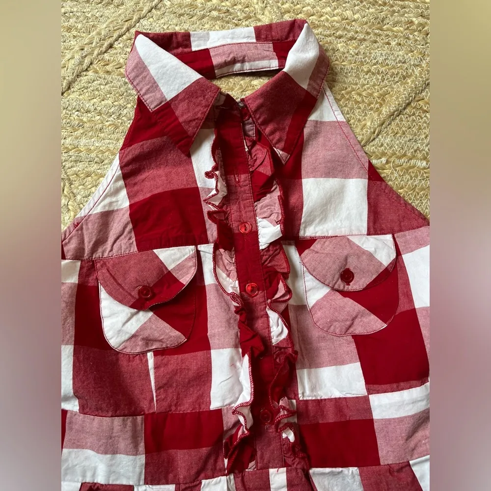 Red and White Checked Dress by Pretty Good - Image 2