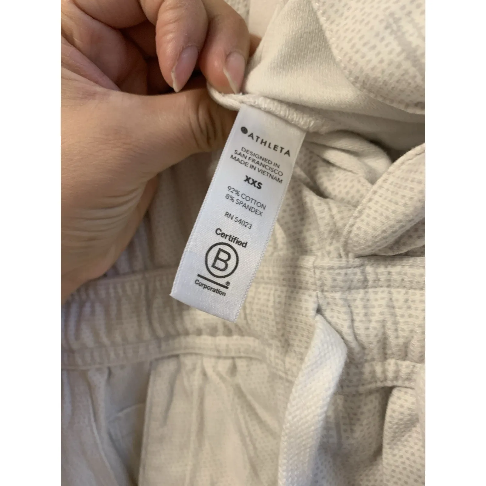 Athleta Women’s Romper Farallon Button Up White Stripes Size XXS - Image 8