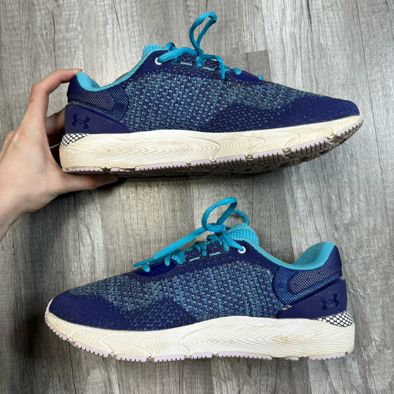 Under Armour Womens HOVR Intake 6 3026141-300 Blue Running Shoes Size 9 1/2 - Image 3