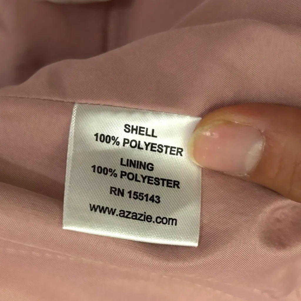 NWT Azazie Atelier Pink Enya Bridesmaid Prom Formal Dress – Size 14 - Image 15