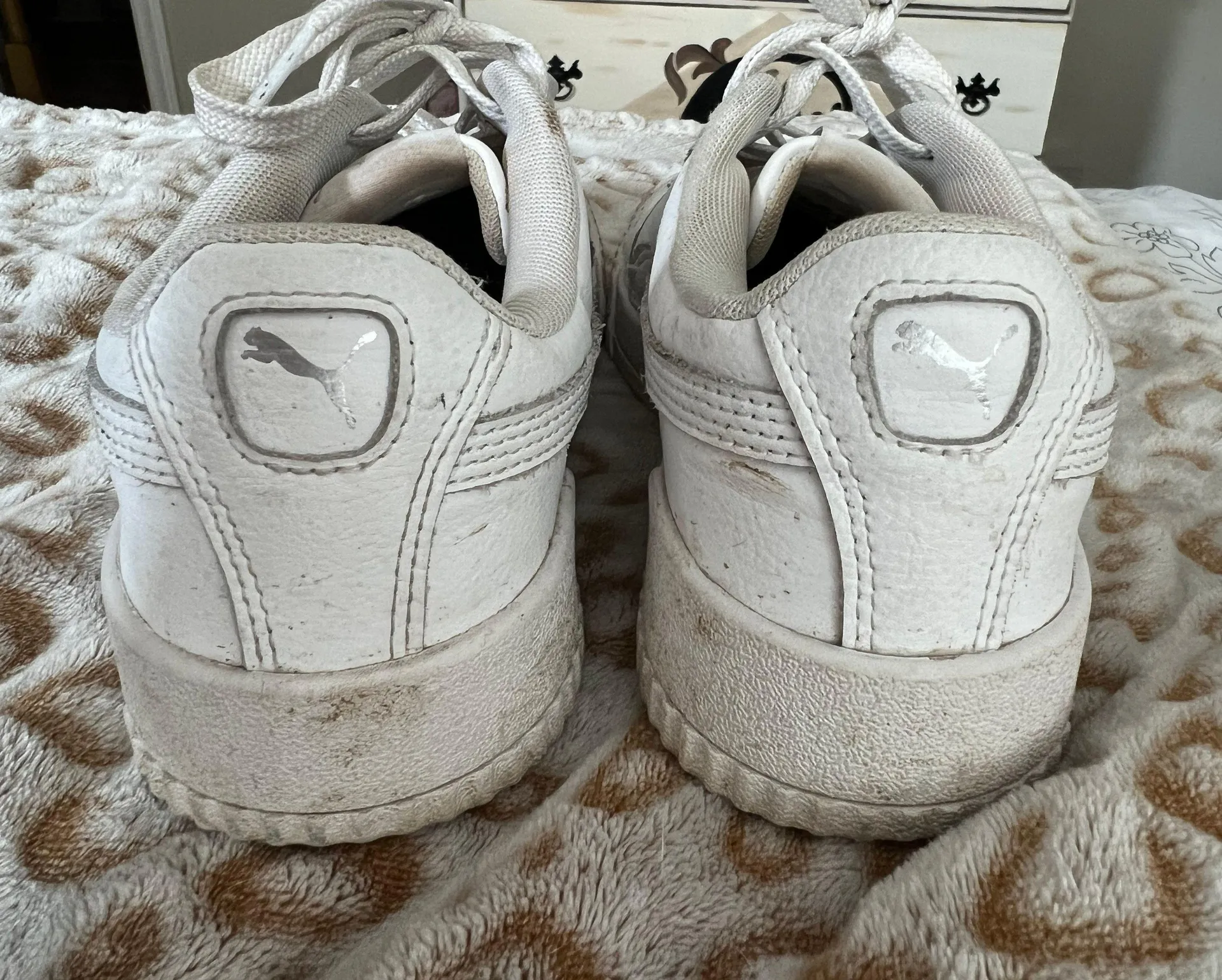 Puma White Sneakers - Image 2