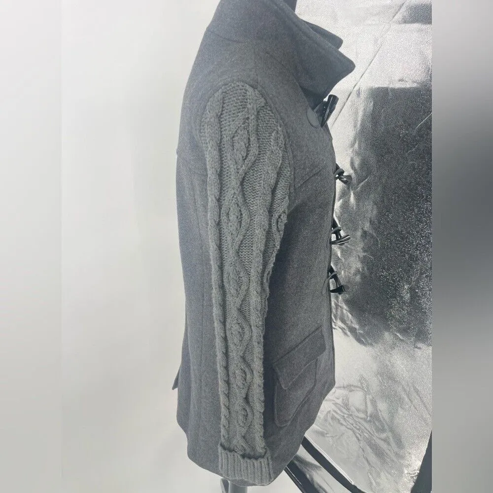 Forever‎ 21 essentials sweater coat size 6 gray color - Image 3