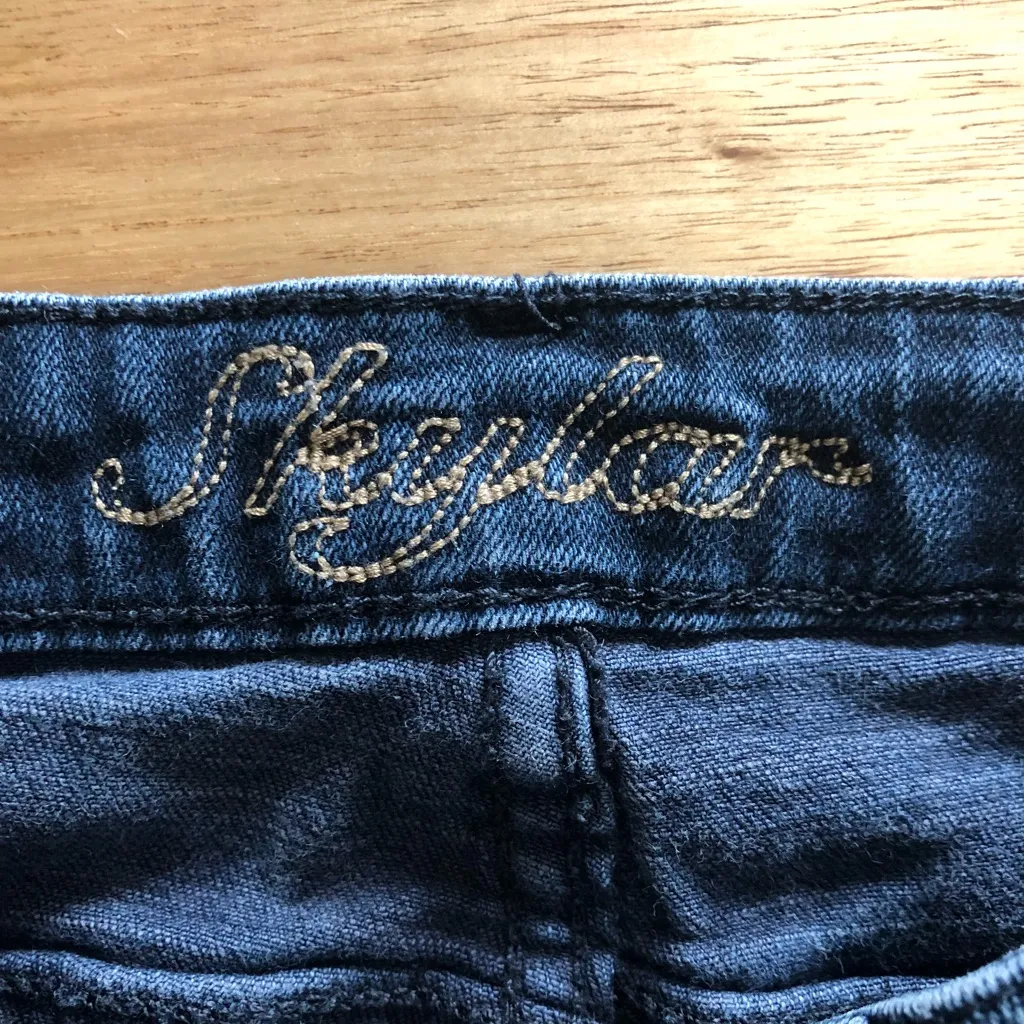 Delia’s Skylar blue buttoned down denim‎ shorts 0 - Image 5