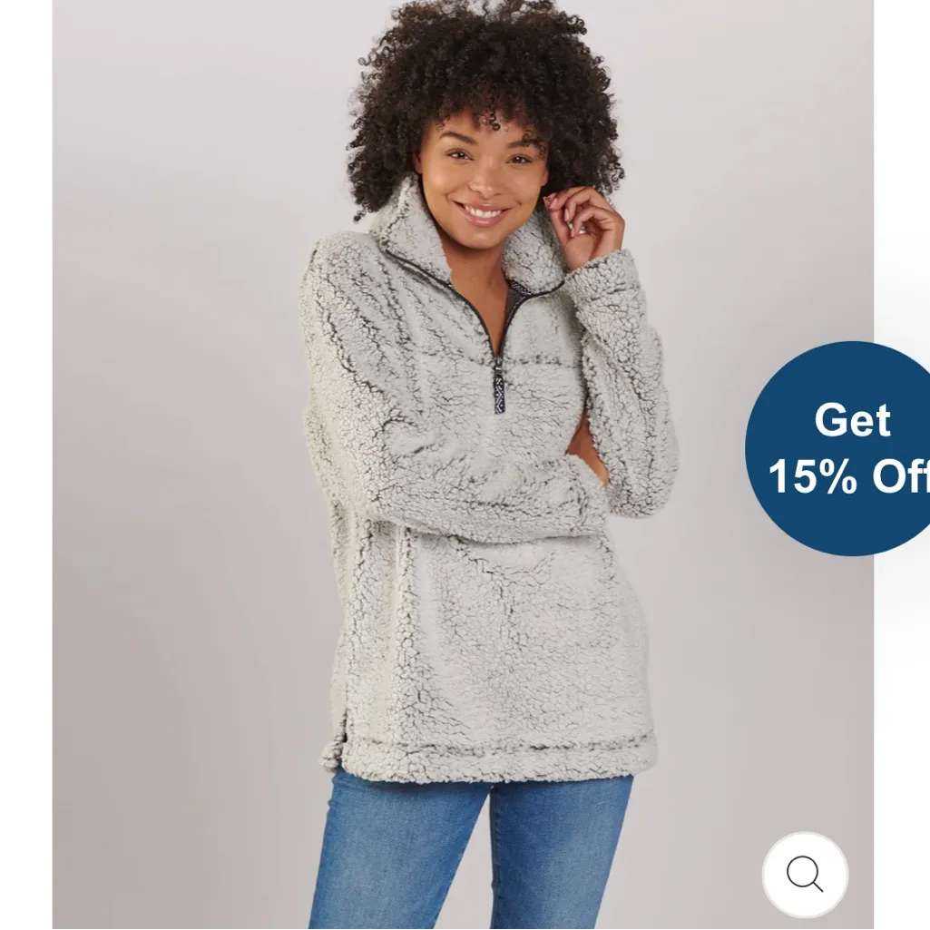 University of Colorado Buffaloes Sherpa quarter zip Pullover size medium - Image 2