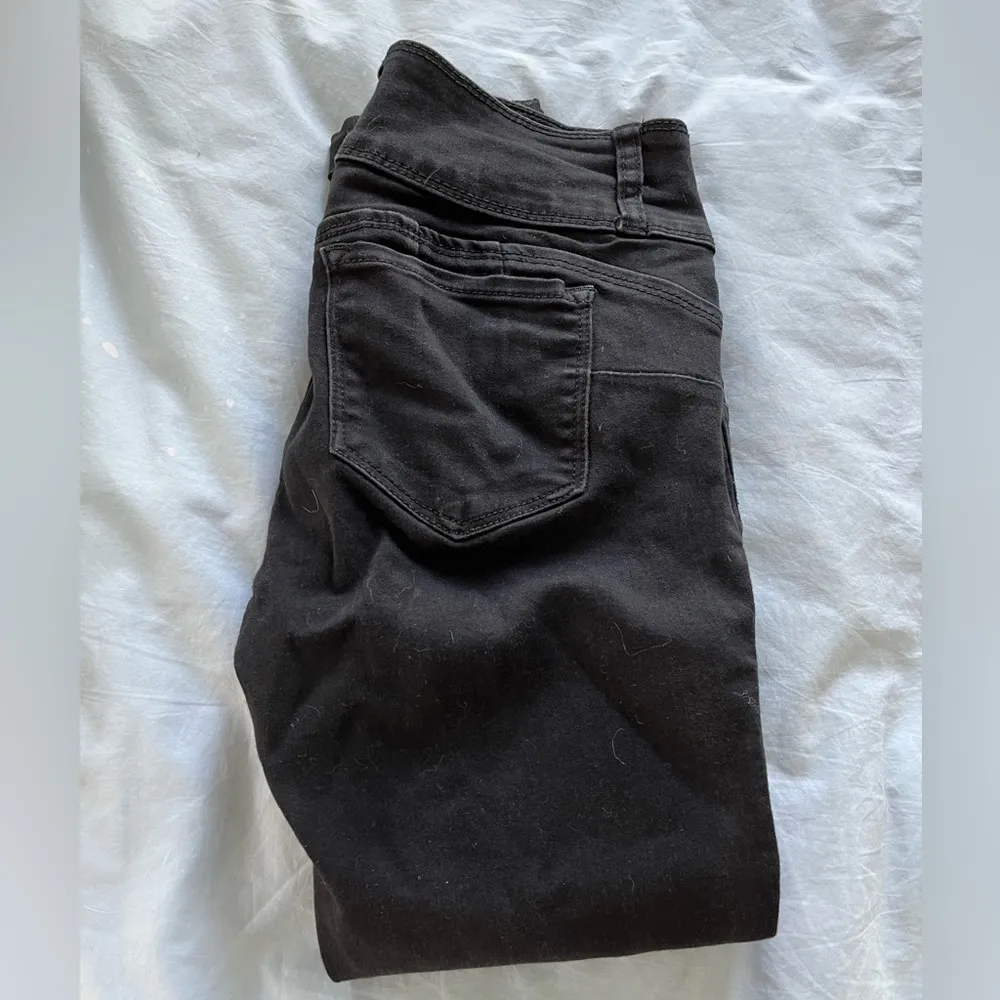 Wax Jean Butt I Love you black jeans - Image 6