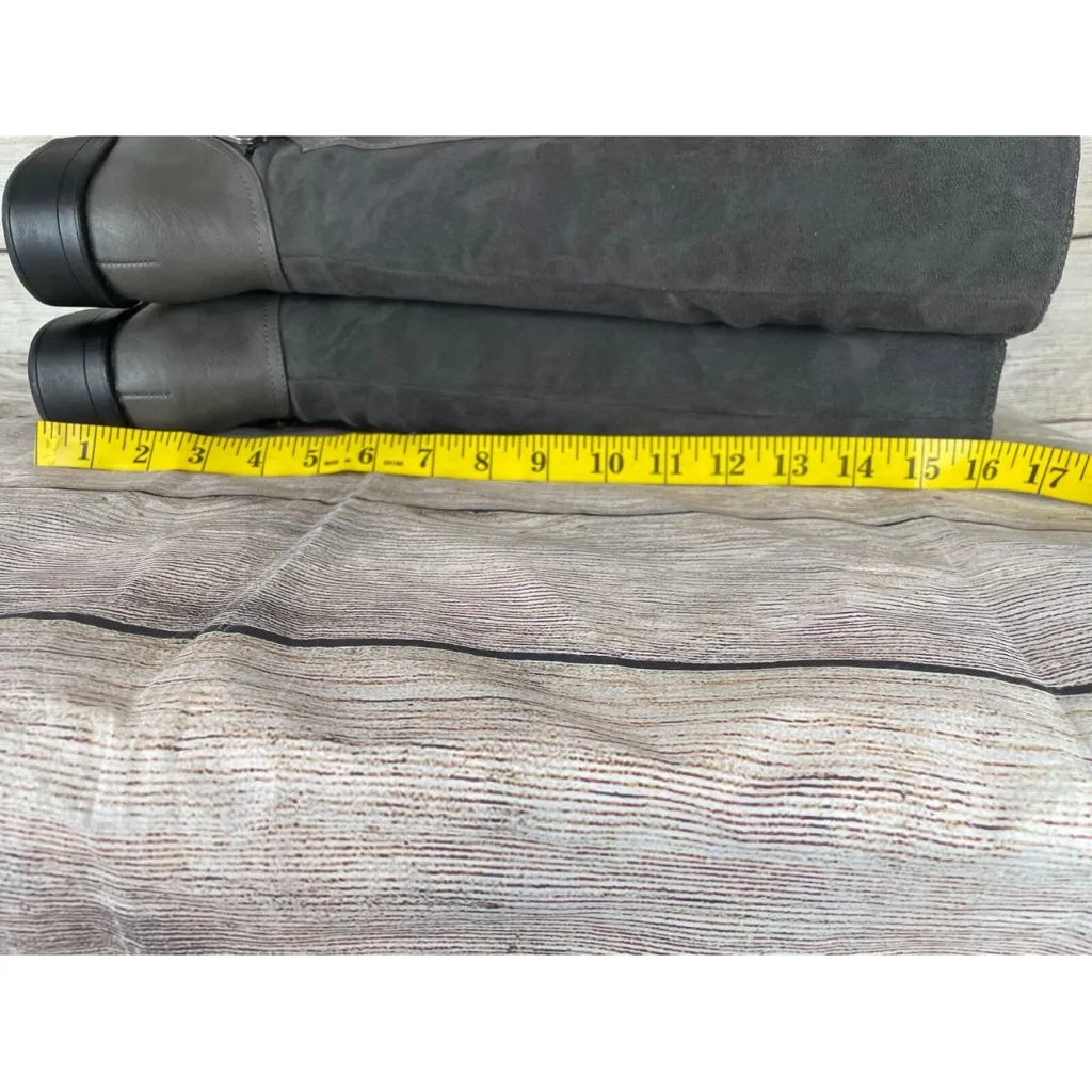 Dream Pairs Gray Over the Knee Riding Boots Size 6 - Image 8