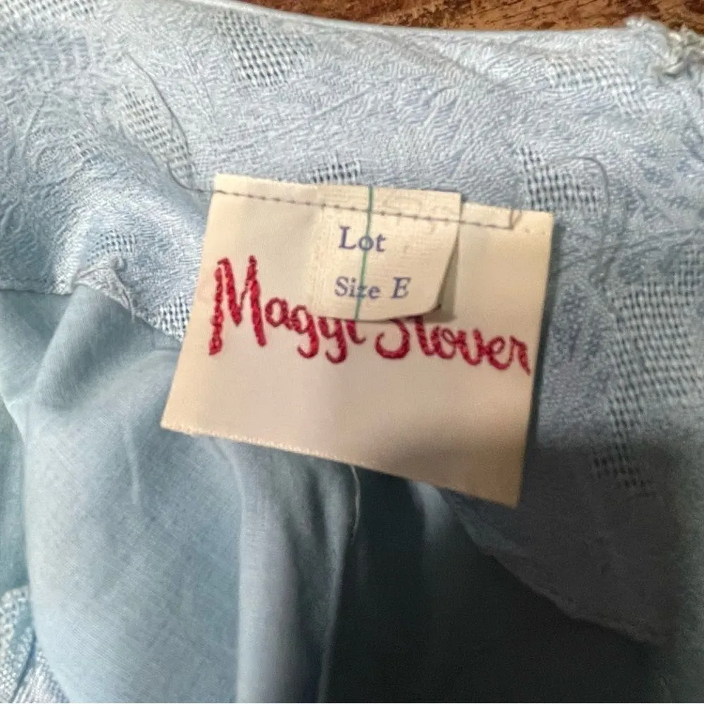 Vintage 1950's Blue Wiggle‎ Cocktail Dress 32" Bust - Image 6