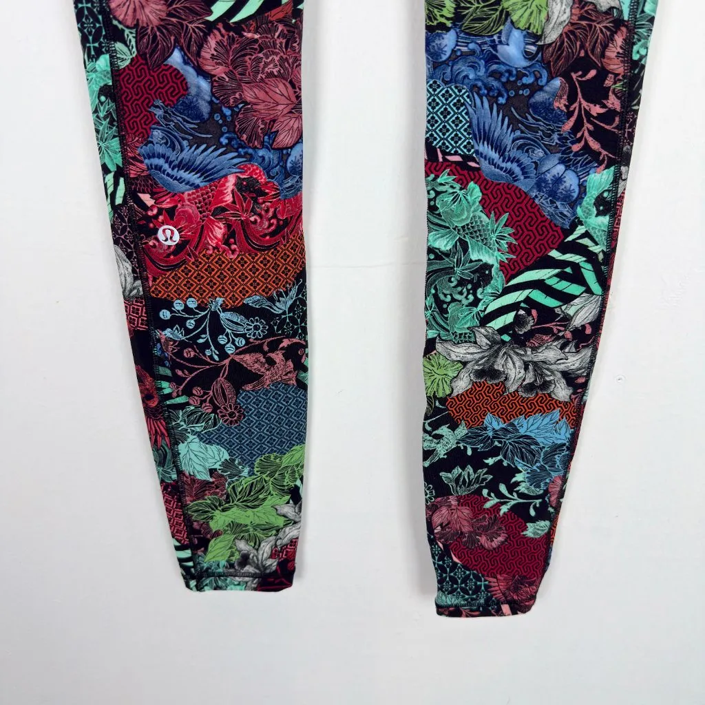 Lululemon Speed Up Tight *Full-On Luxtreme 28" Zen Clash Multi Floral Size 2 EUC - Image 10