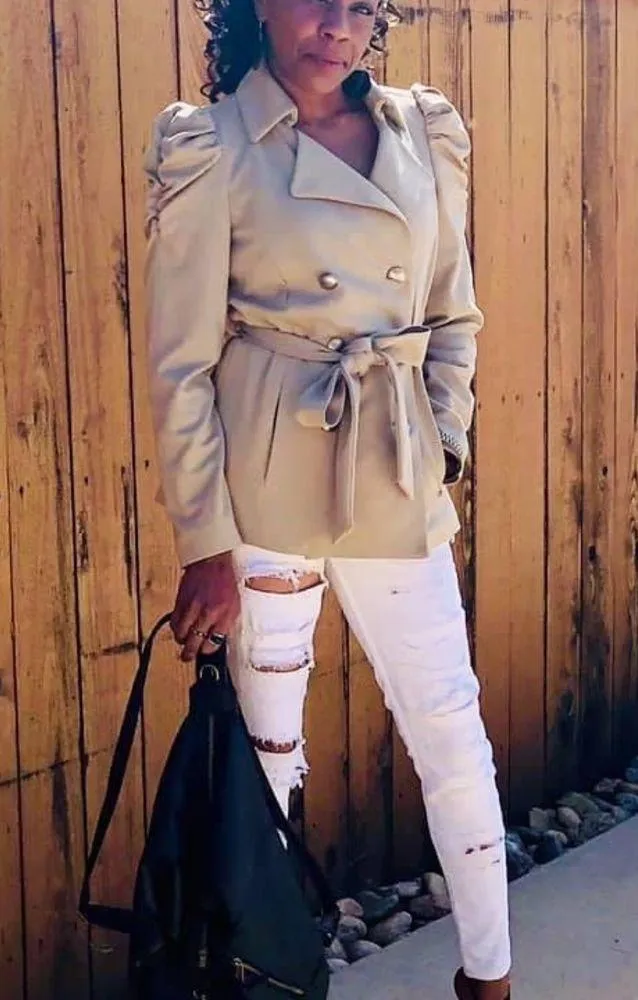 Forever 21 military style jacket woman’s size medium - Image 13