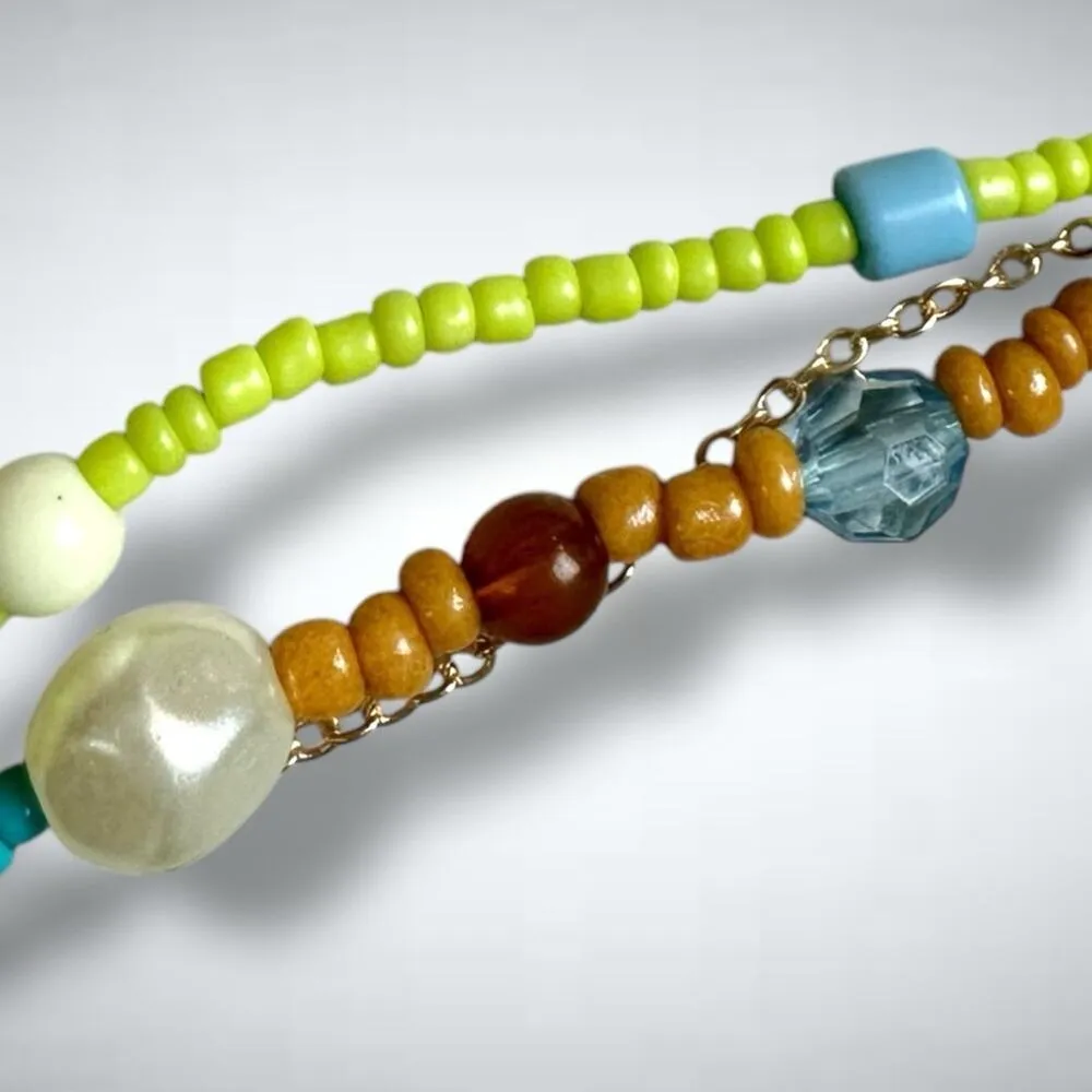 Free People Waikiki Belly Chain NWT Whimsical Charm Charms Beads Body Jewelry - Image 11