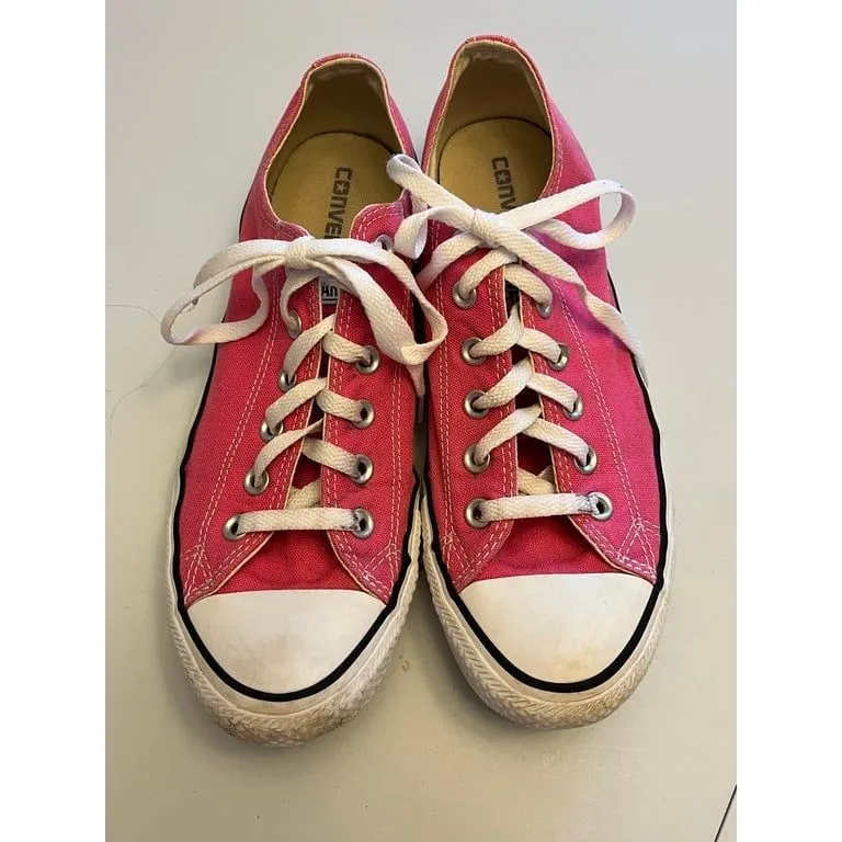 Converse All Star Sneakers Low Top Lace Up Pink Size 10 Women’s - Image 2