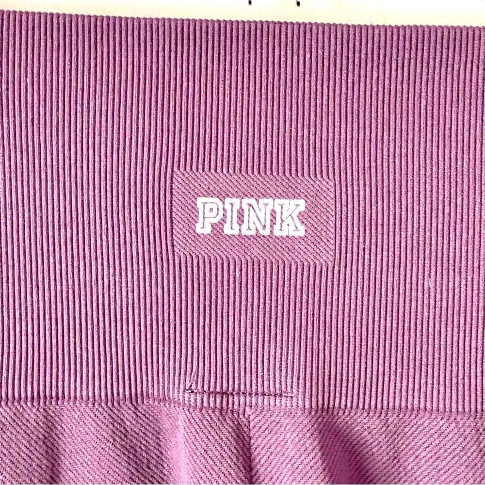 PINK VS | Burgundy High Waisted Leggings Sz S - Image 5