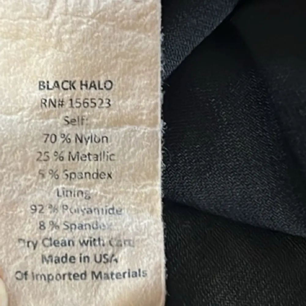 Black Halo Egan Gown Size 0 Retail $525 - Image 15