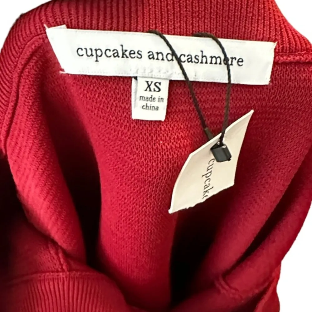 Cupcakes‎ and Cashmere Red Sweater Dress nwt Size XS - Image 5