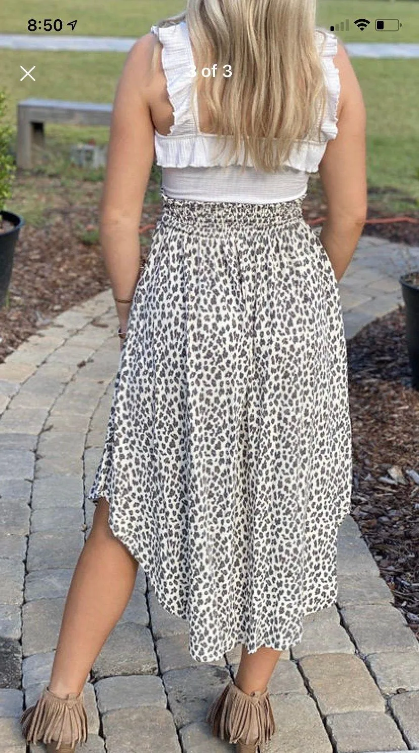 easel cheetah maxi skirt  - Image 3