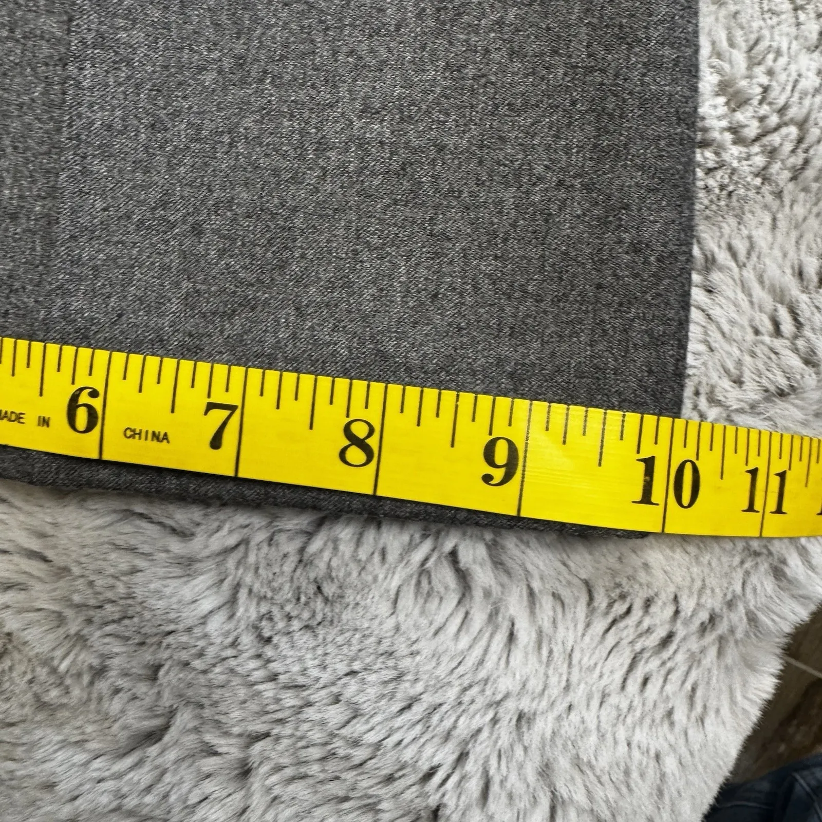 Adrienne Vittadini‎ Pants Womens Sz 8 Heather Gray Dress Wide Leg 32x32 - Image 12