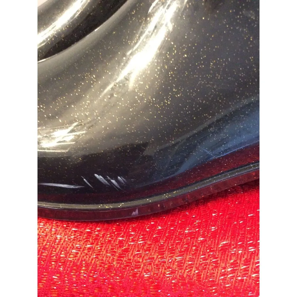 Juicy Couture Rain Boots Ankles Glittery Size 9 - Image 2