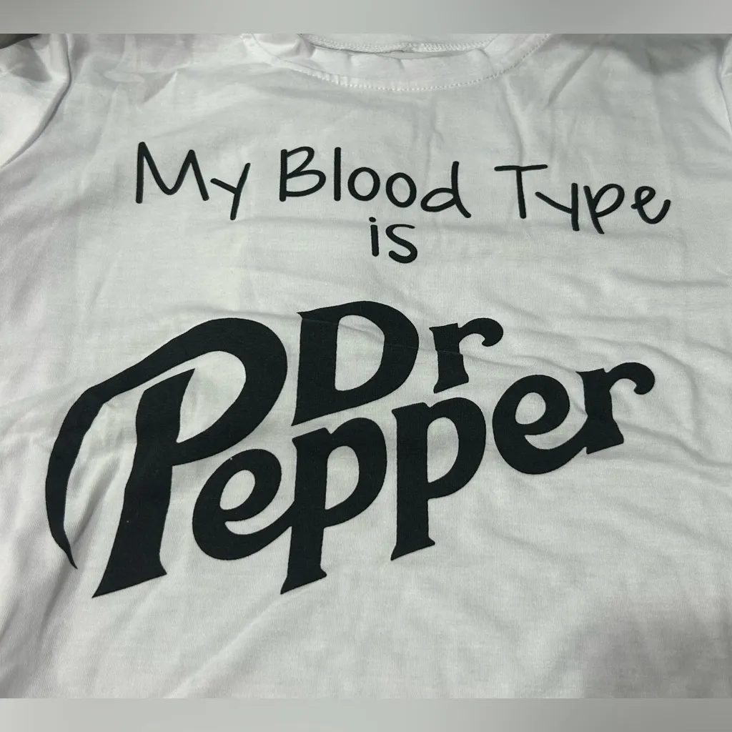 Dr. Pepper Short Sleeve Graphic Tee Women's Size Medium White - Image 3