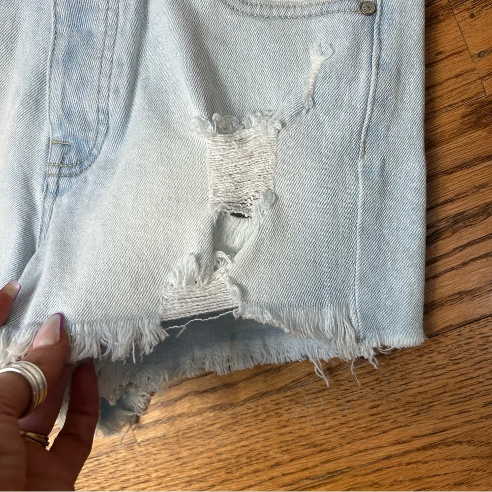 Celebrity Pink | The Brat High Rise Distressed Cut Off Denim Shorts NWT Size 29 - Image 8