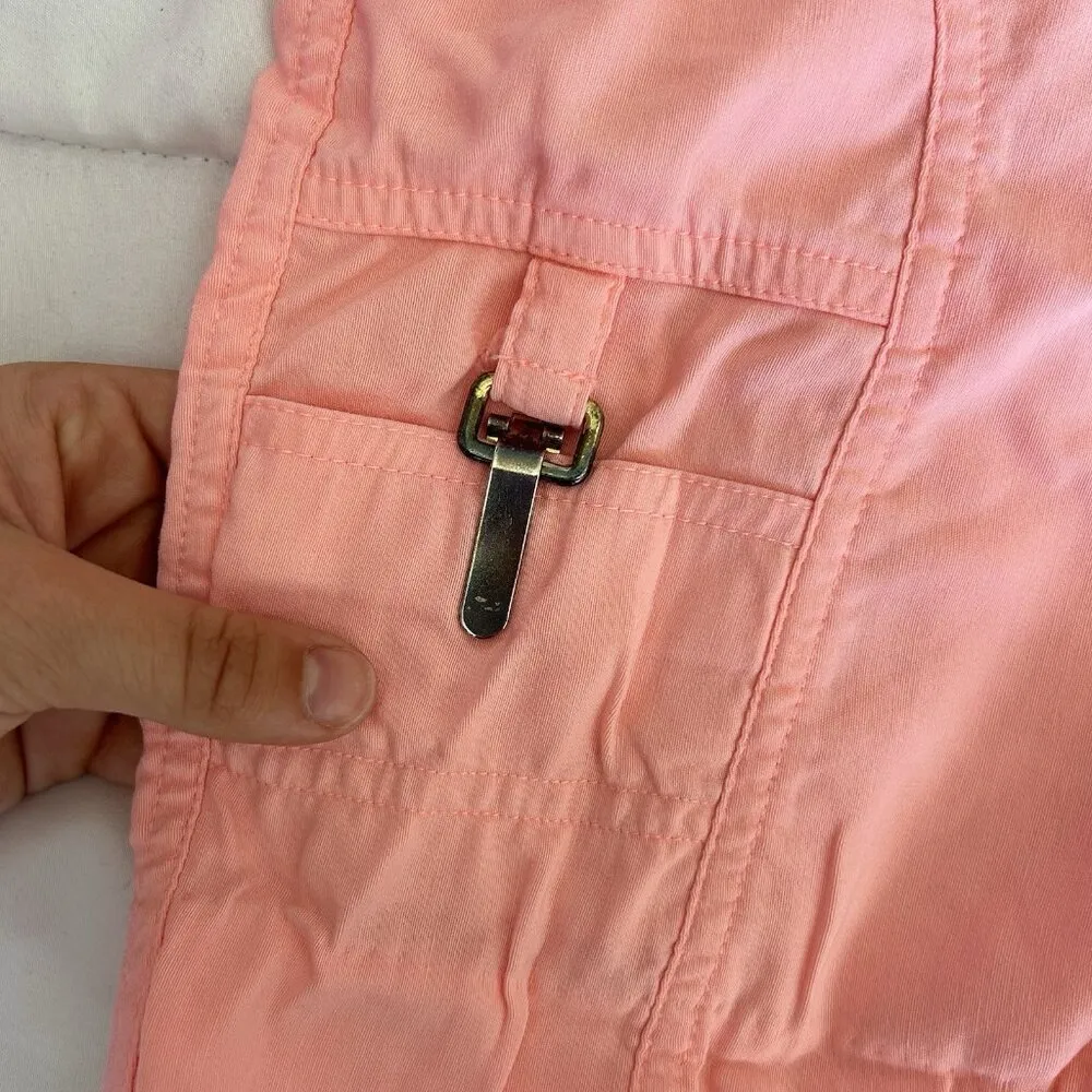 Jamie Sadock Neon Pink Bermuda Shorts Golf Athletic Pockets Vintage 90s Y2K Size 4 - Image 7