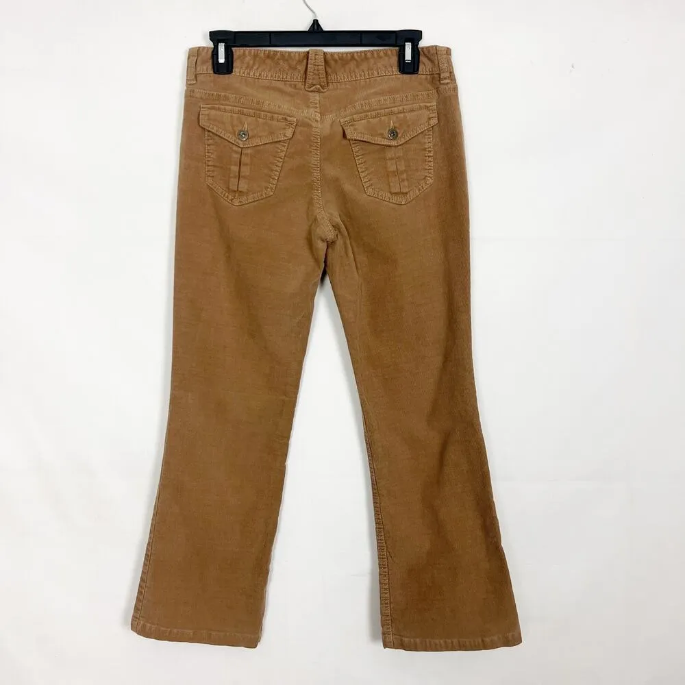 Tommy Hilfiger Womens Corduroy Pants 4 Mid Rise Straight Leg Y2K Retro Western - Image 6