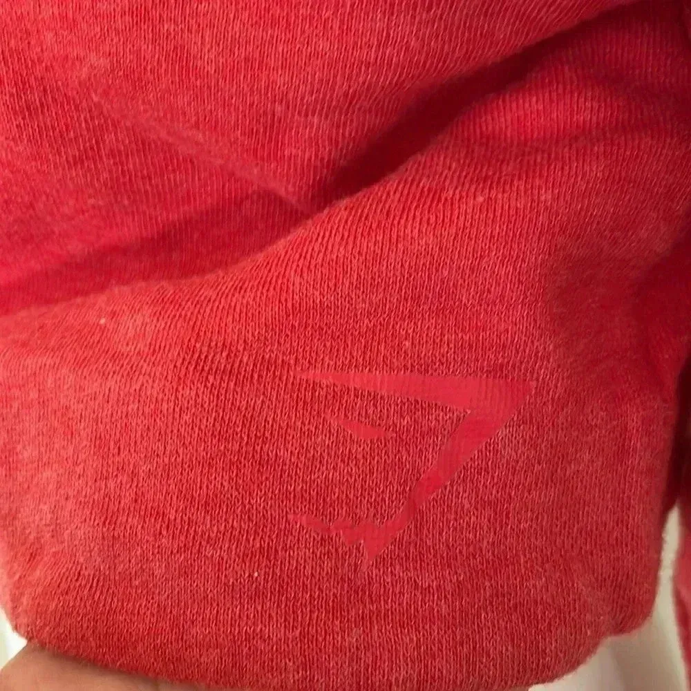 Gymshark Nikki Blackketter Collab Cropped Red Hoodie XS - Image 2