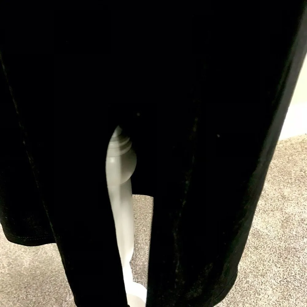 Stretch Velvet perfect holiday midi dress Black - Image 5