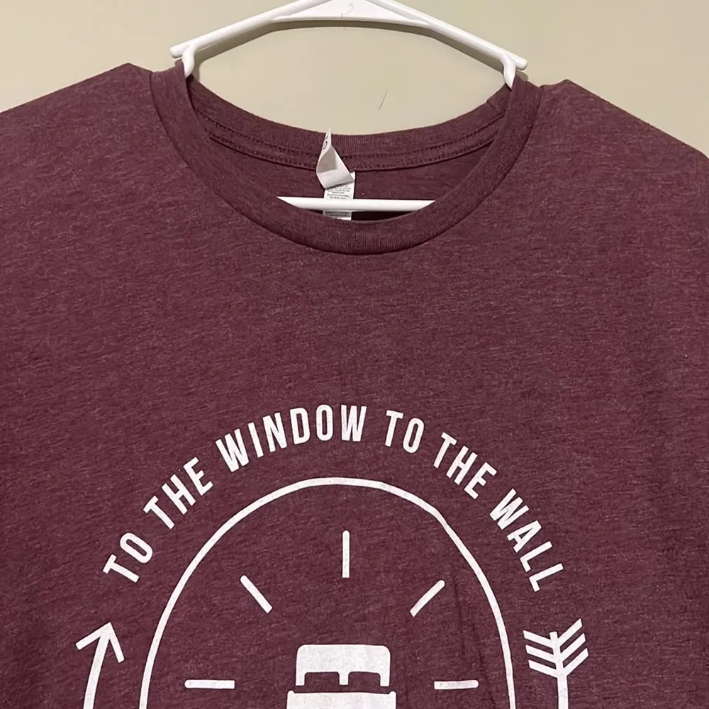 Bella Canvas women's large graphic t-shirt short slv to the window to the wall - Image 3