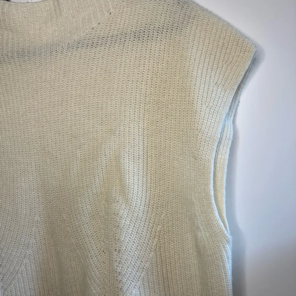 Anthropologie Maeve 100% Wool Mock Neck Muscle Sweater - Image 5