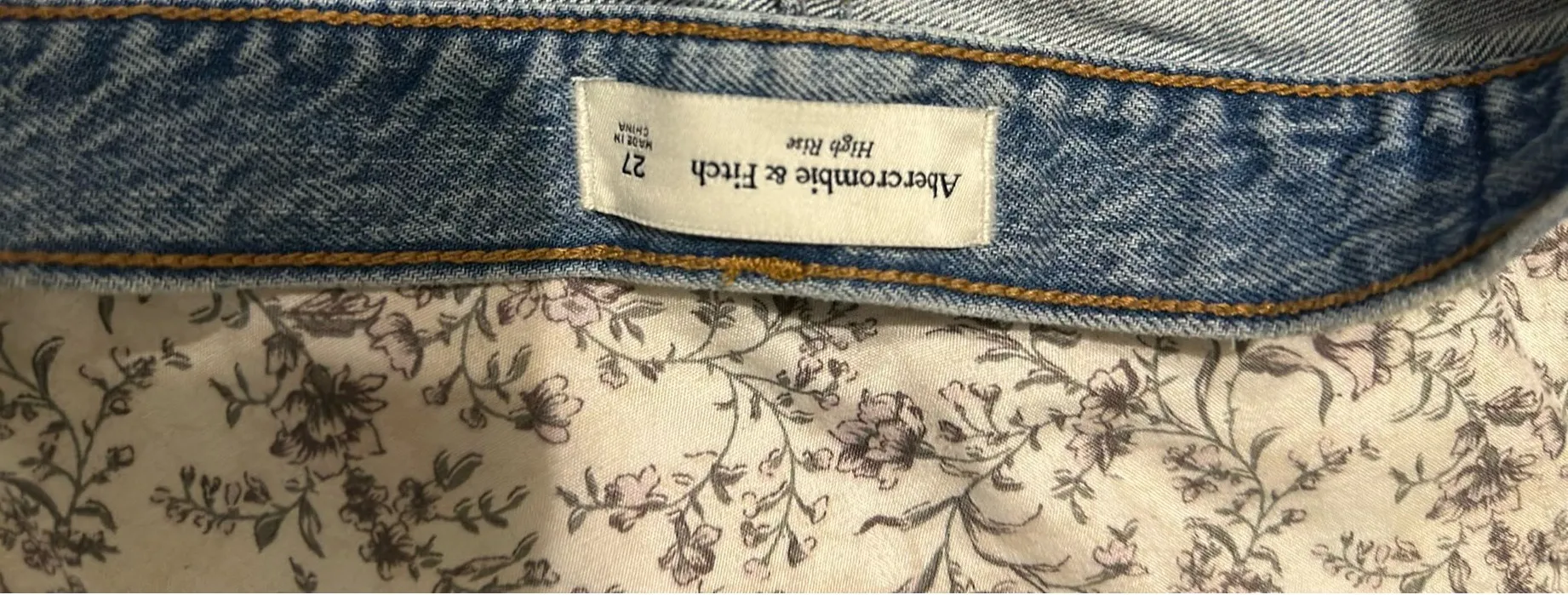 Abercrombie Skirt High-Rise Denim - Image 3