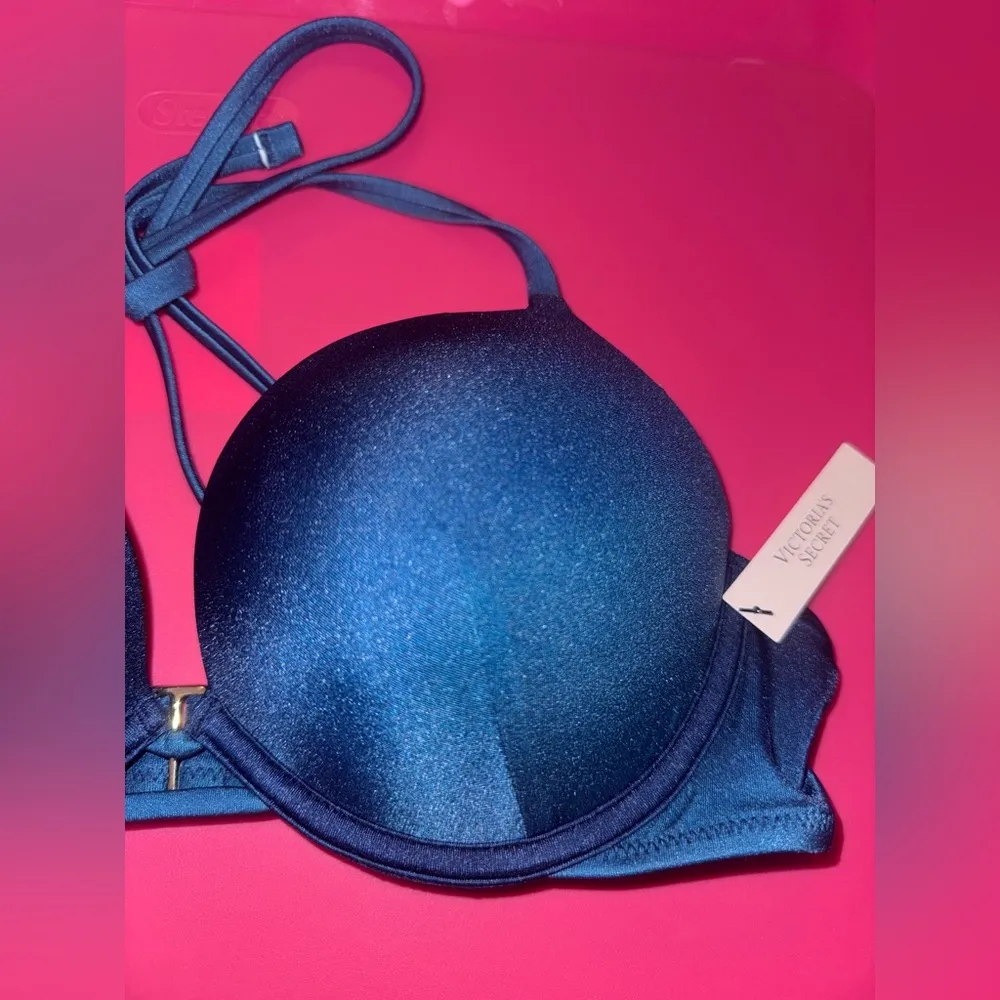 Victoria's Secret Ombré Blue Bombshell Bikini Top - Image 3