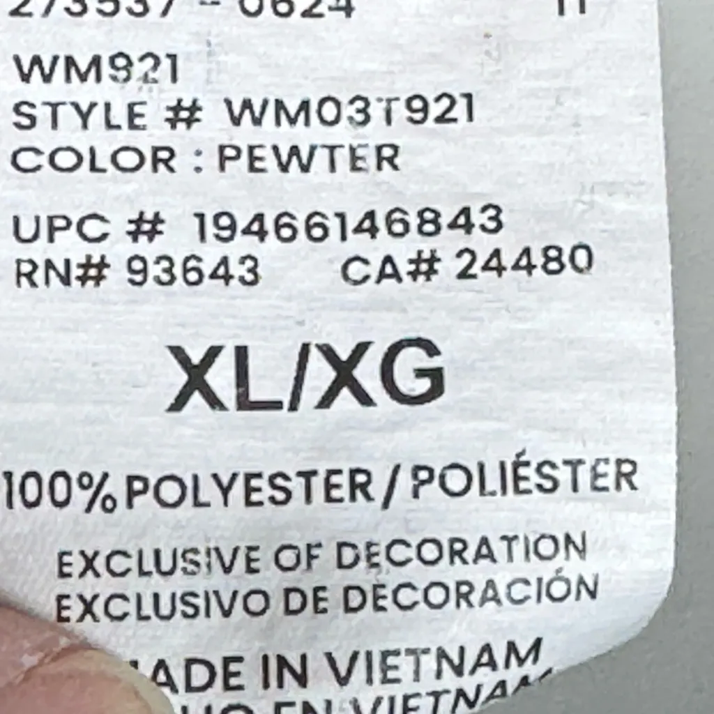 Scrubstar Gray V-Neck 4 Pocket Scrub Top Pharmacist Doctor Nurse Surgeon Size XL - Image 7