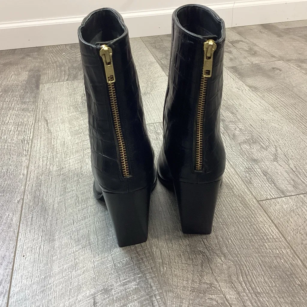 Seychelles Every Time You Go Croc Embossed Boots Size 9.5 - Image 5