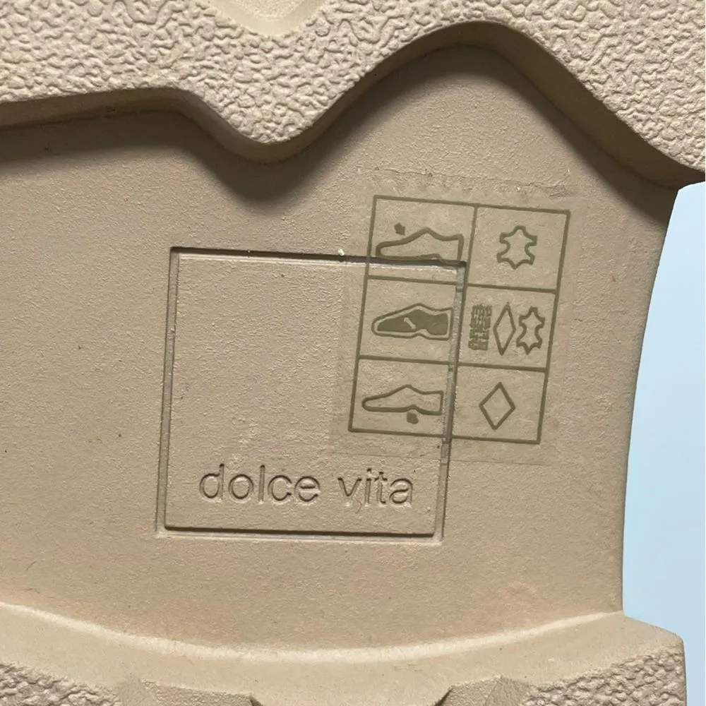 NEW Dolce Vita Elias Suede Leather Lug Sole Penny Loafers in‎ Midnight Size 8.5 Black - Image 9