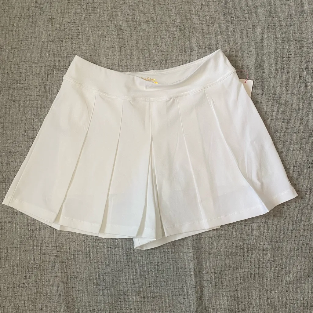Lilly Pulitzer UPF 50+ Luxletic 5 Frazer Shorts Skort White Size 6 NWT Golf - Image 3