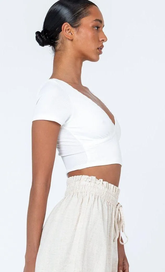 Sanjana Top in White - Image 3