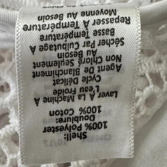 Talbots White Lace Maxi Dress‎ Cover-Up Size M NWT - Image 10