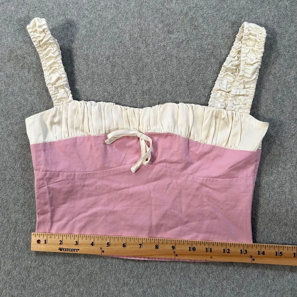 Peppermayo Ryder Bustier Top Cropped Pink Women's 4 - Image 4