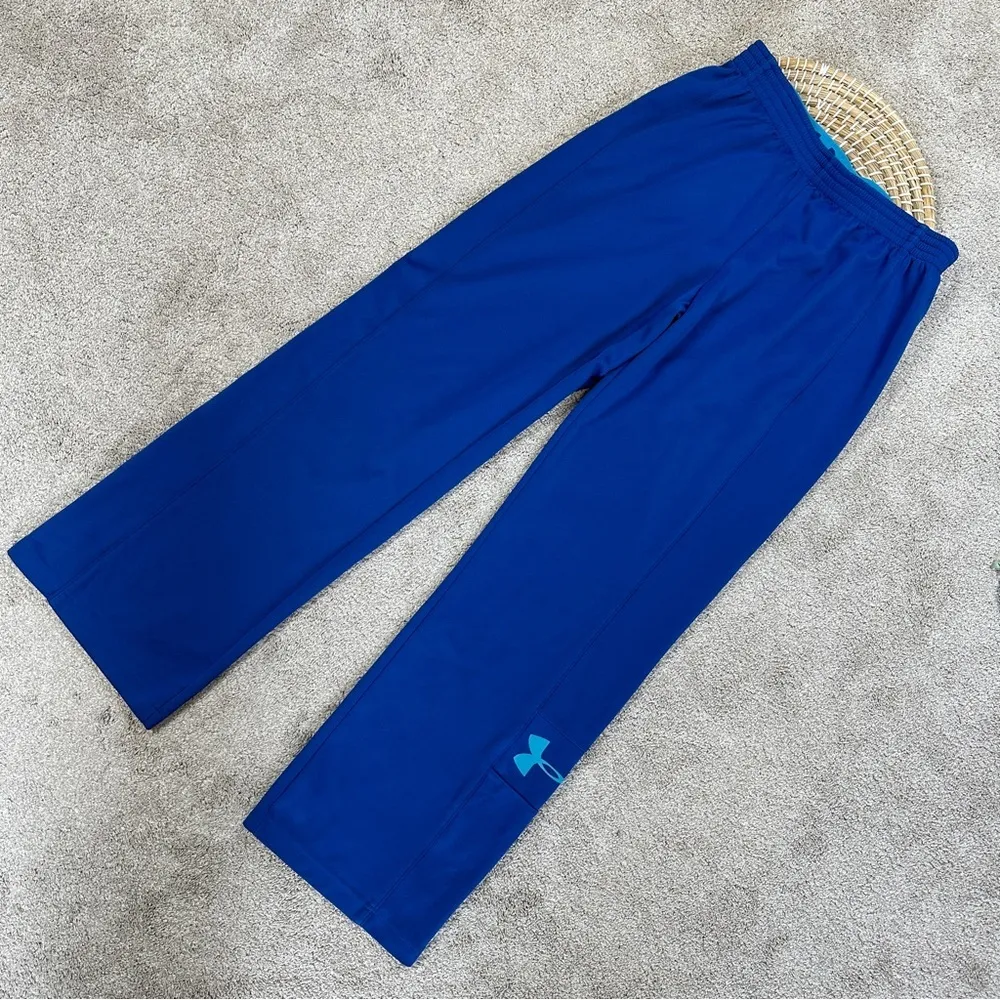 Under Armour Women’s All Season Gear Sweat Track Pants Pull On Outdoor in Blue S - Image 3